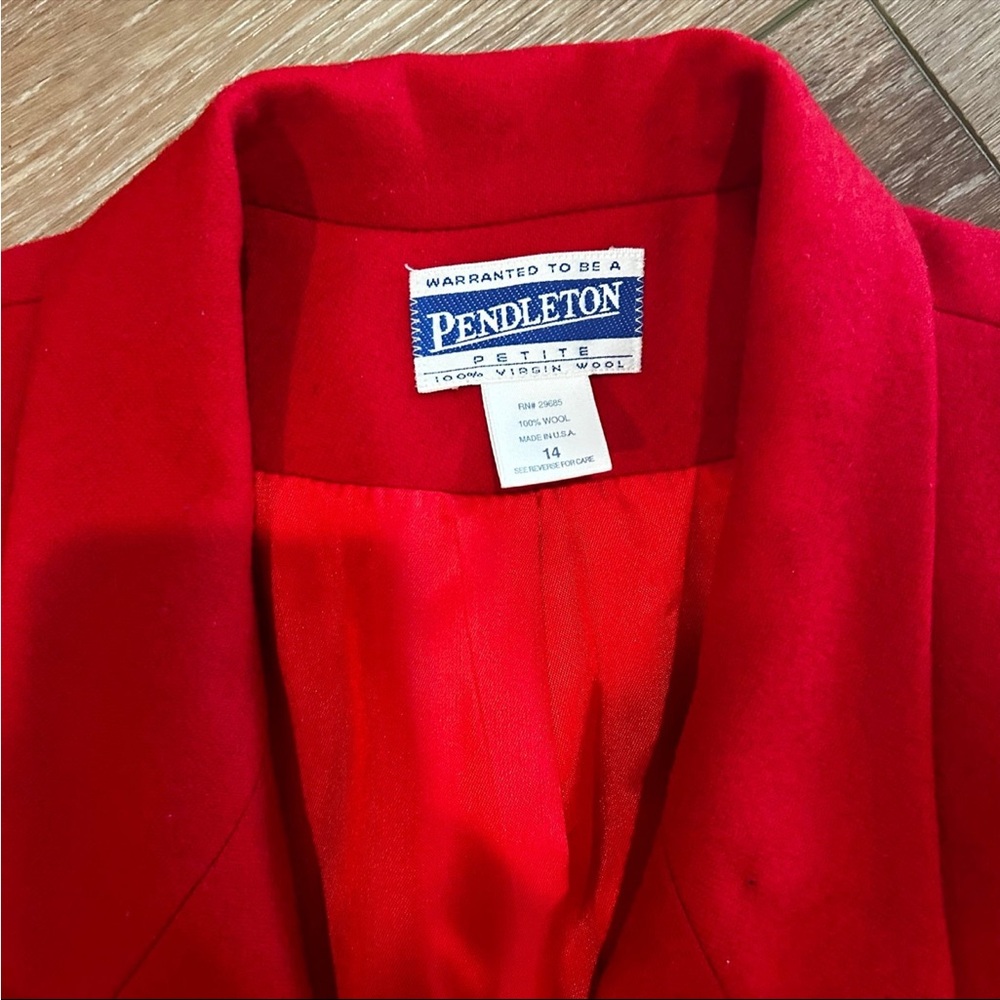 Pendleton 100% Virgin Wool Blazer - image 5